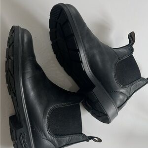 Blundstone Unisex Youth Black Leather Boots